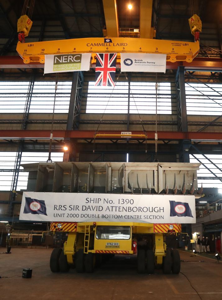 Construction begins today on the RRS Sir David Attenborough - still known to many as Boaty McBoatface 