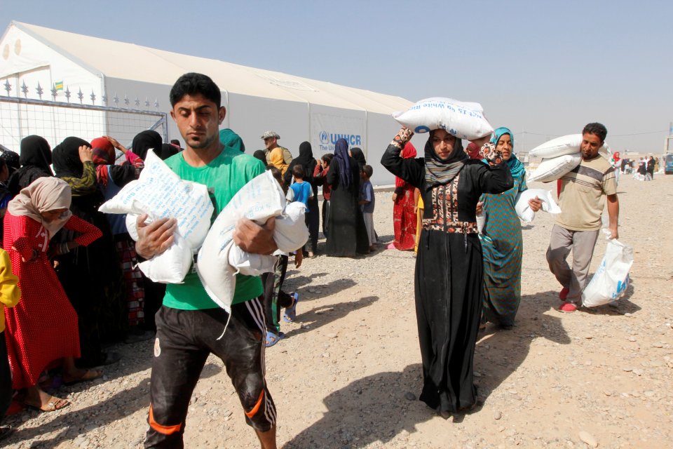  A refugee camp at Daquq, Iraq