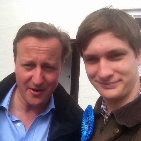  Sam Armstrong with former PM David Cameron