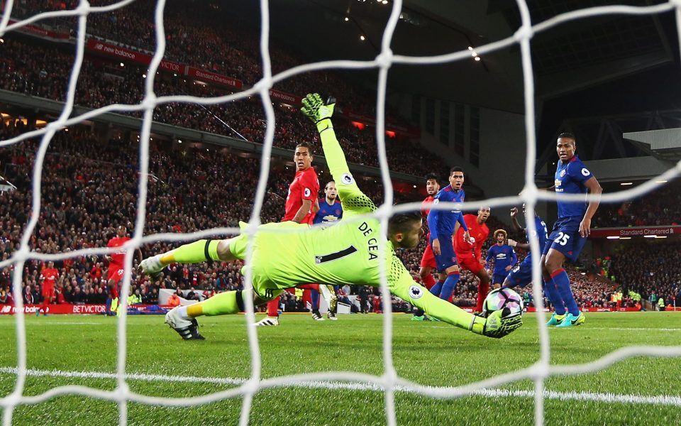  Man United have David De Gea to thank after a string of superb saves against Liverpool