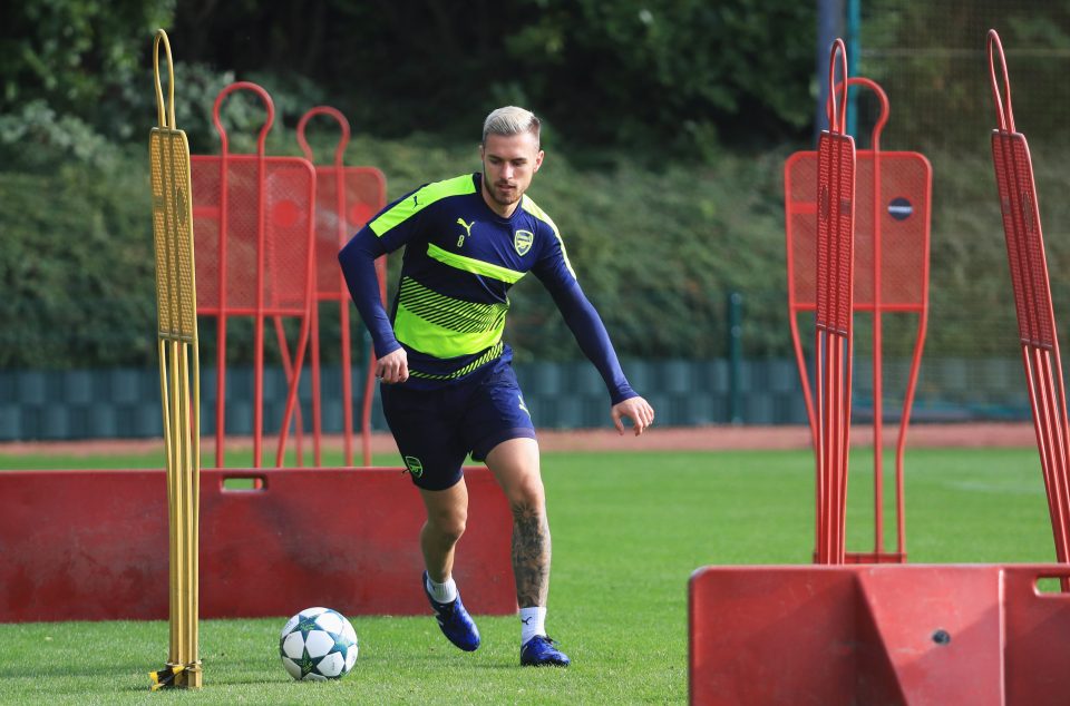  Aaron Ramsey is on the road to recovery following his hamstring injury