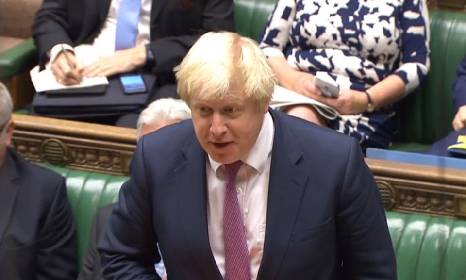  Foreign Secretary Boris Johnson tried to speak Italian in the House of Commons