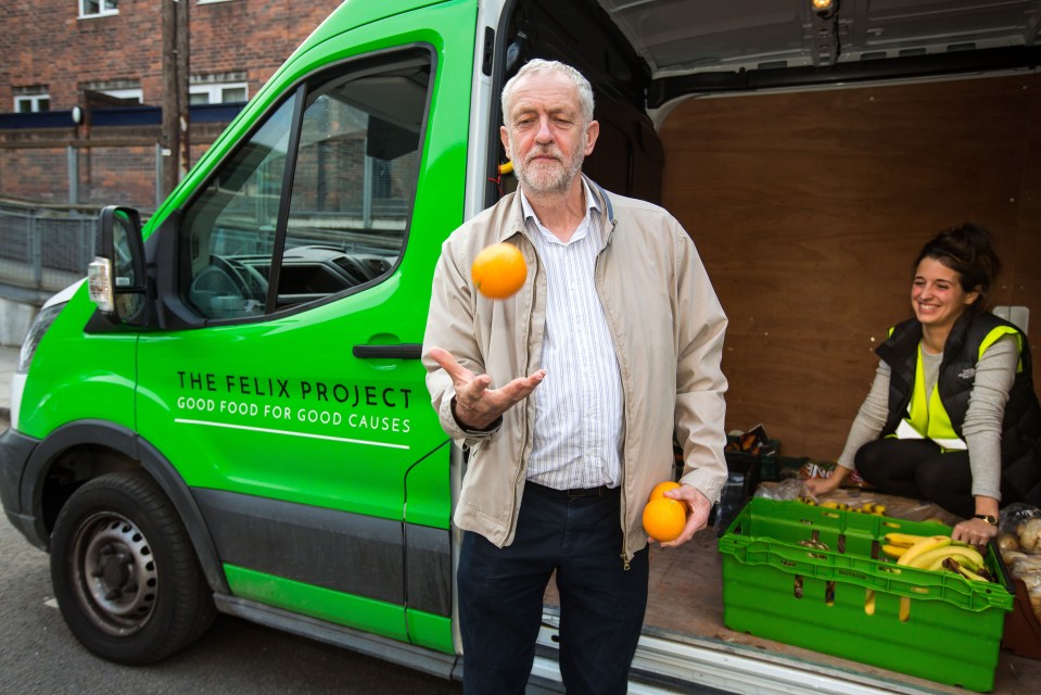  He was also spotted juggling oranges yesterday as he supported the Food for London campaign which raises awareness of supermarket food waste