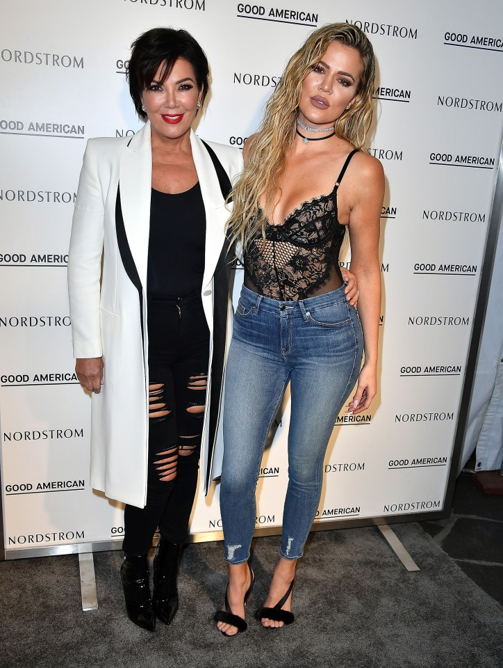  The reality star was joined at the launch by her mother Kris Jenner