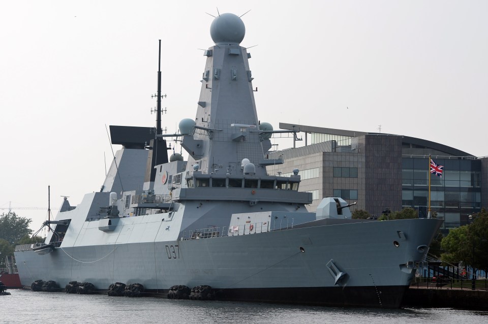  Destroyer HMS Duncan is expected to tail the Russian fleet as it passes through the North Sea and English Channel