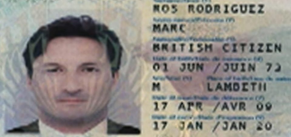  The fake ID card that Mark used to commit fraud