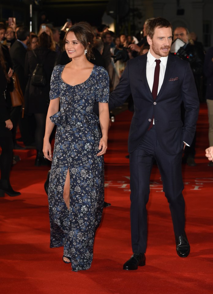  The actor couldn't let go of his Swedish girlfriend as they walked the red carpet