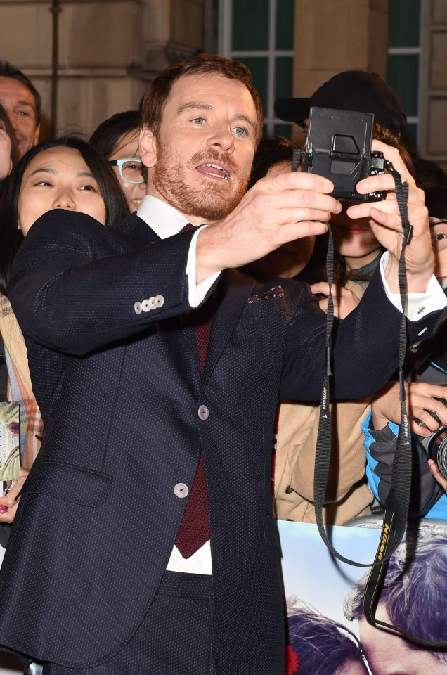  He sent fans into a frenzy as he happily posed for selfies