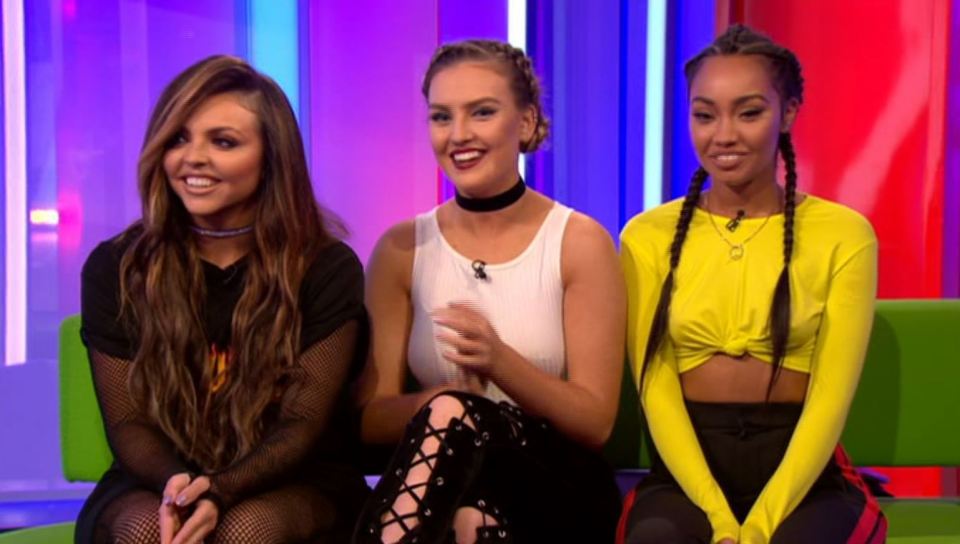  The girls put on a brave face in Jade's absence