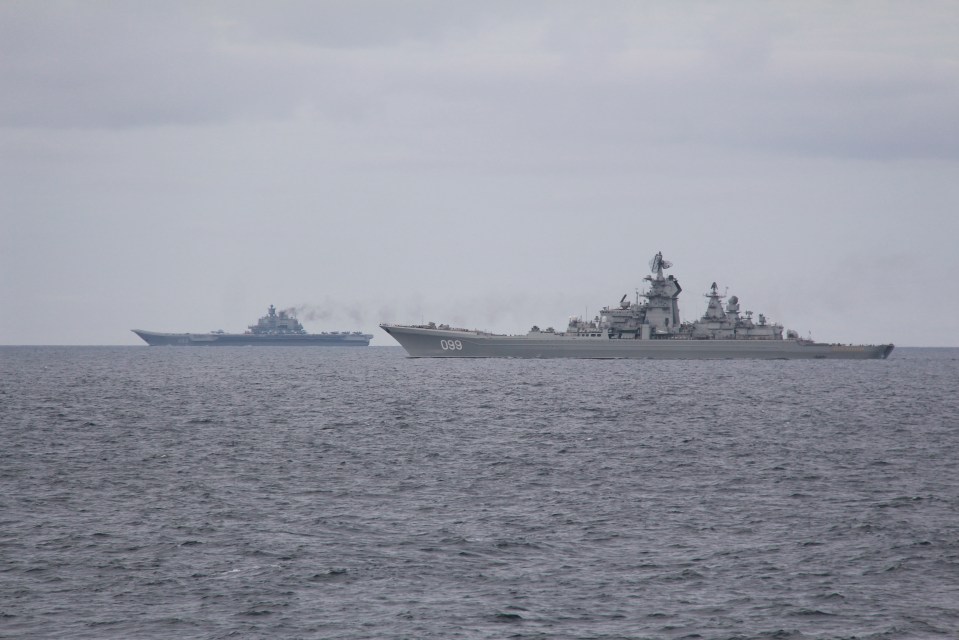  The drills are being observed by both the Royal Navy and a Norwegian vessel as they head down towards the English Channel