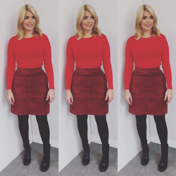  Holly's latest outfits have been slammed on Instagram