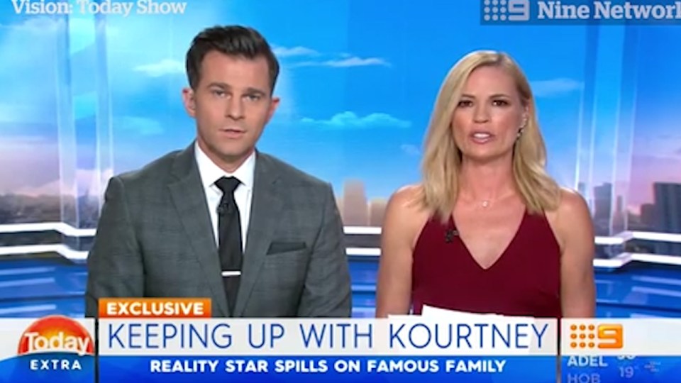  It was after host David Campbell asked her about Kim, following the robbery