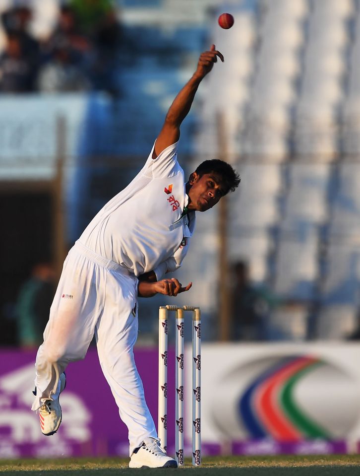 Bangladesh's Mehedi Hasan had a debut day to remember, with five wickets