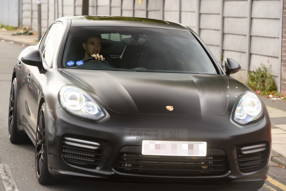  Marko Grujić arrives for training at Melwood