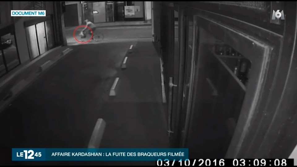 A camera positioned down a side street caught the footage of the alleged crooks