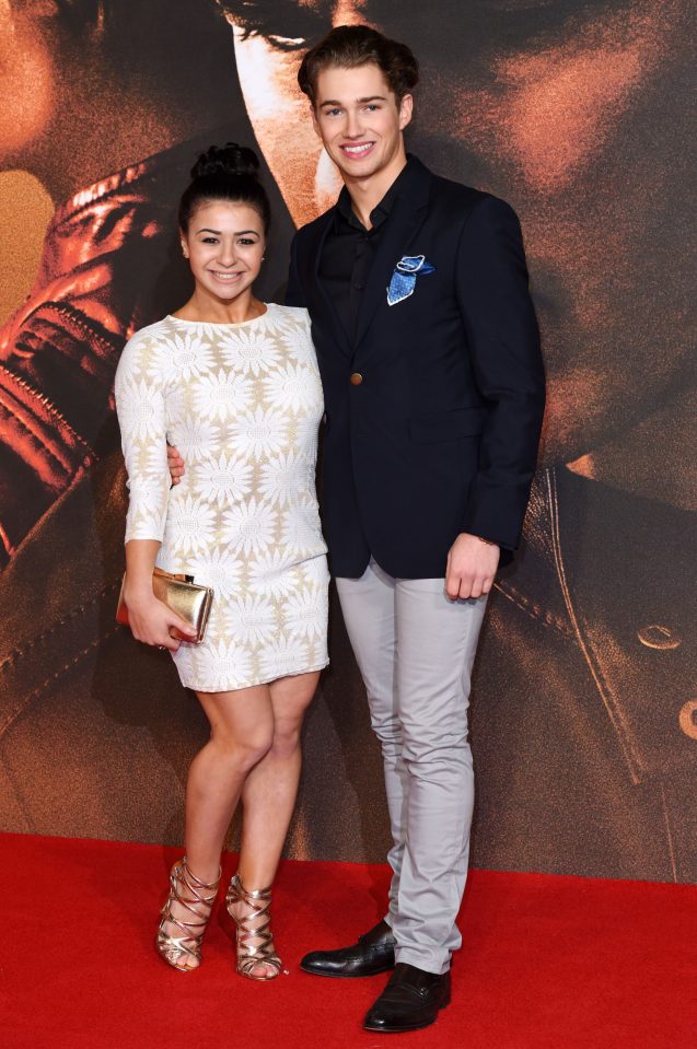  ... as were fellow contestants Claudia Fragapane and AJ Pritchard