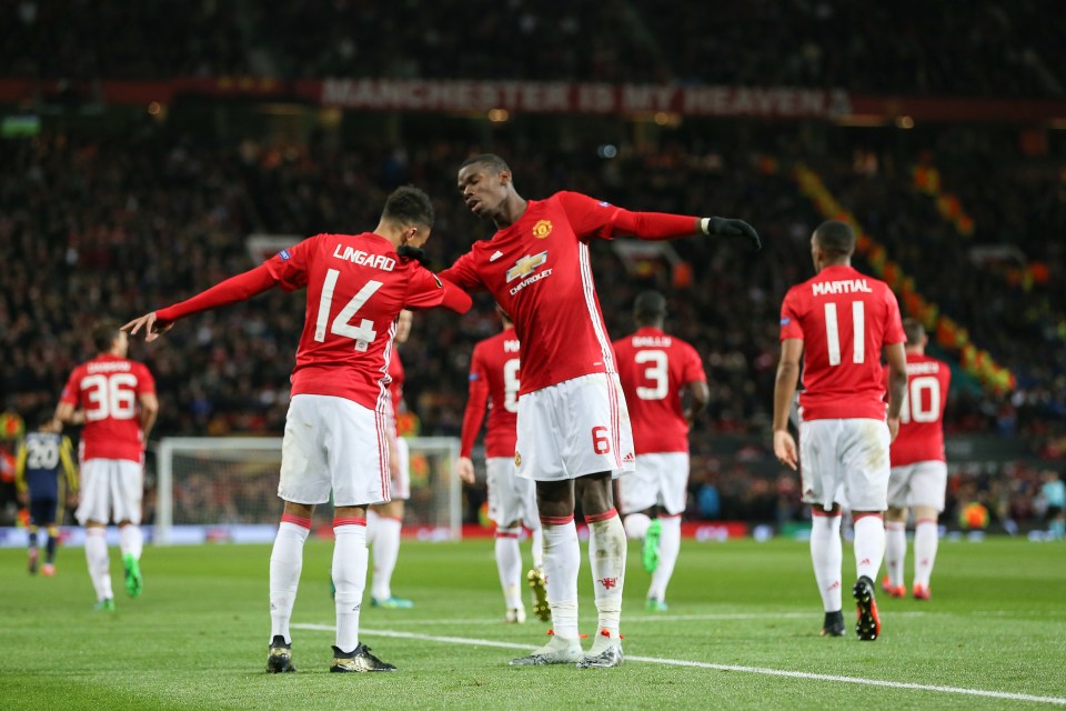  The two midfielders performed the dab routine against Fenerbahce