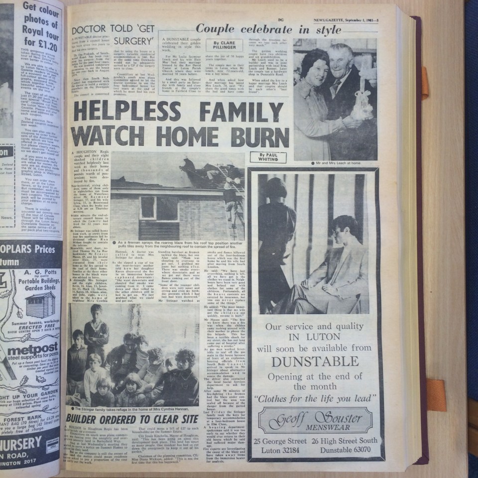  Newspaper clippings from 1983 have revealed details of the fire that sparked a life-long obsession that led to the murder of a 96-year-old woman