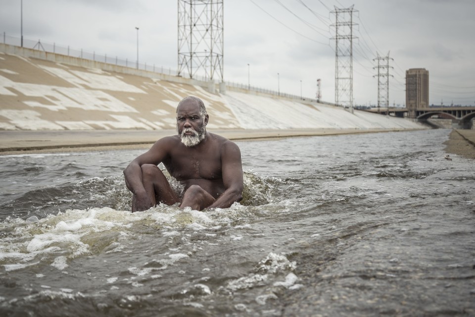 It's safe to say LA's homeless problem brings a whole new meaning to the term 'riverside living'