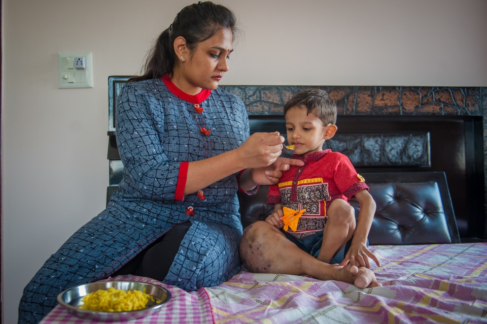  Mum Shruti is heartbroken for what her lad's enduring