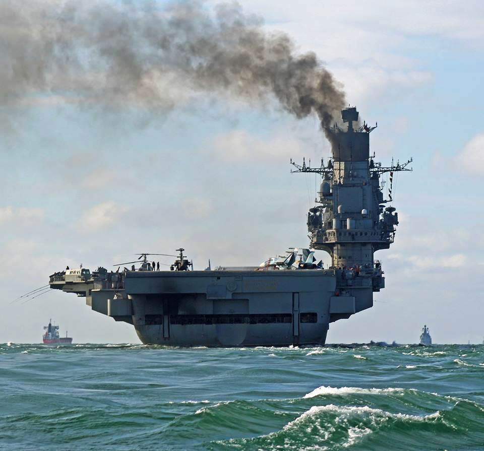 The latest show of sabre-rattling saw the rustbucket Admiral Kuznetsov steam through the English Channel on the way to join the war in Syria