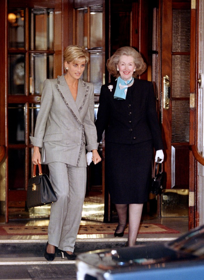 The Princess Of Wales Has Lunch With Raine Spencer