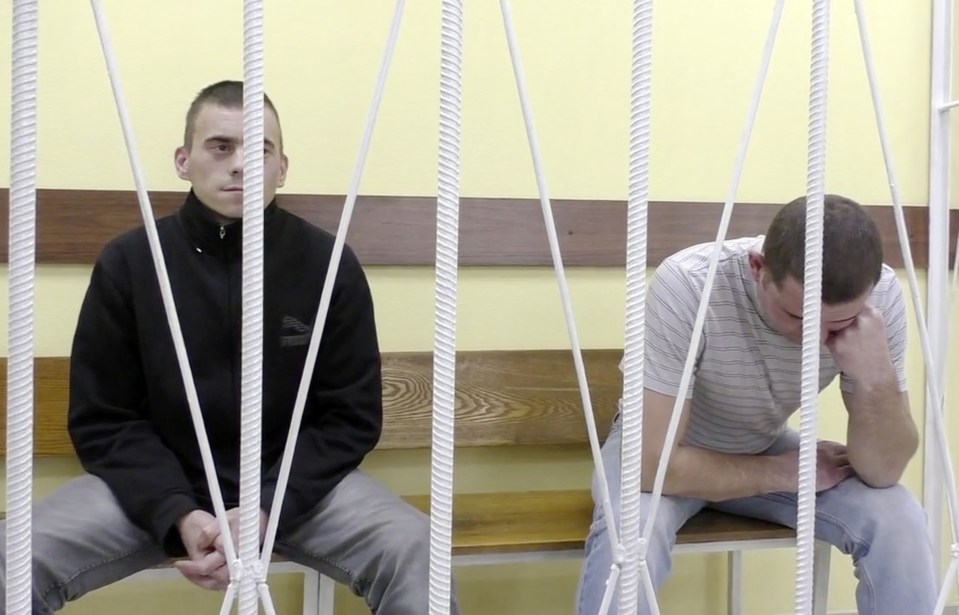  Kirill Nemykin (R) and Sergey Metlyayev initially raped the victim before locking her in an underground cellar