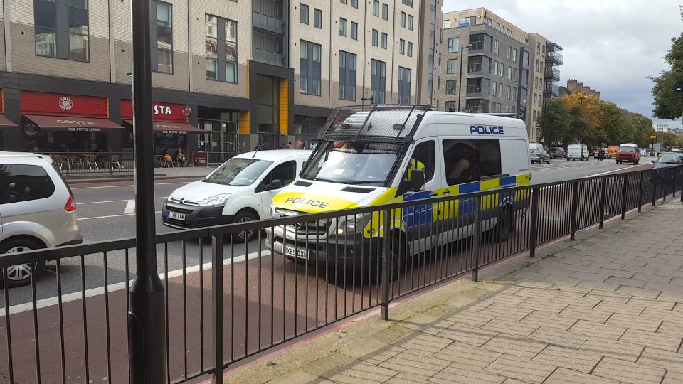  Witnesses described the dramatic moment armed cops swooped just after midday