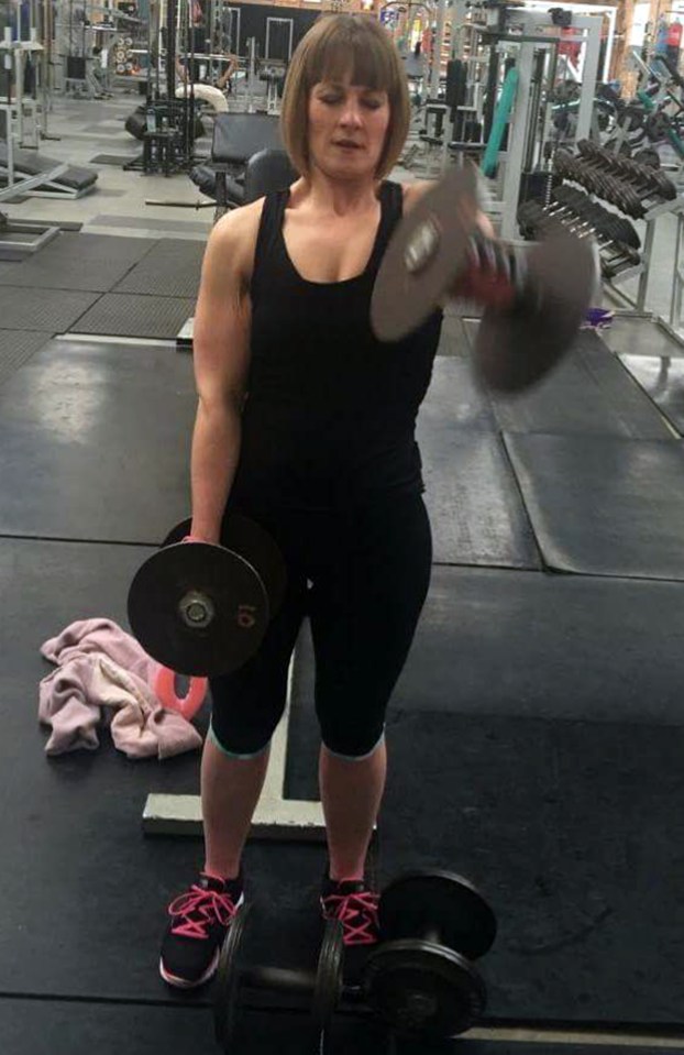 She is now addicted to the gym