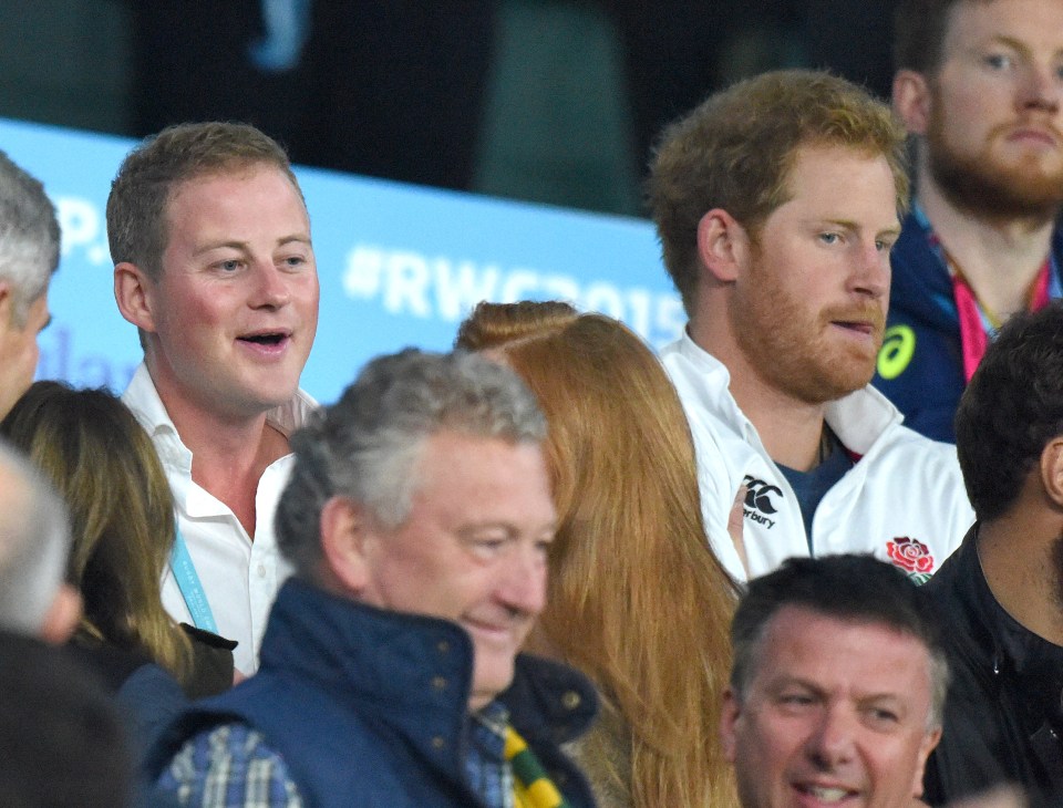 Mr Pelly's cousin Guy (pictured) is best pals with Prince Harry