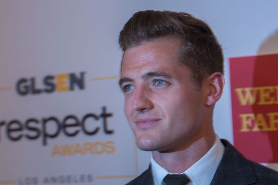  Robbie Rogers plays for LA Galaxy and first openly gay sports star in the US