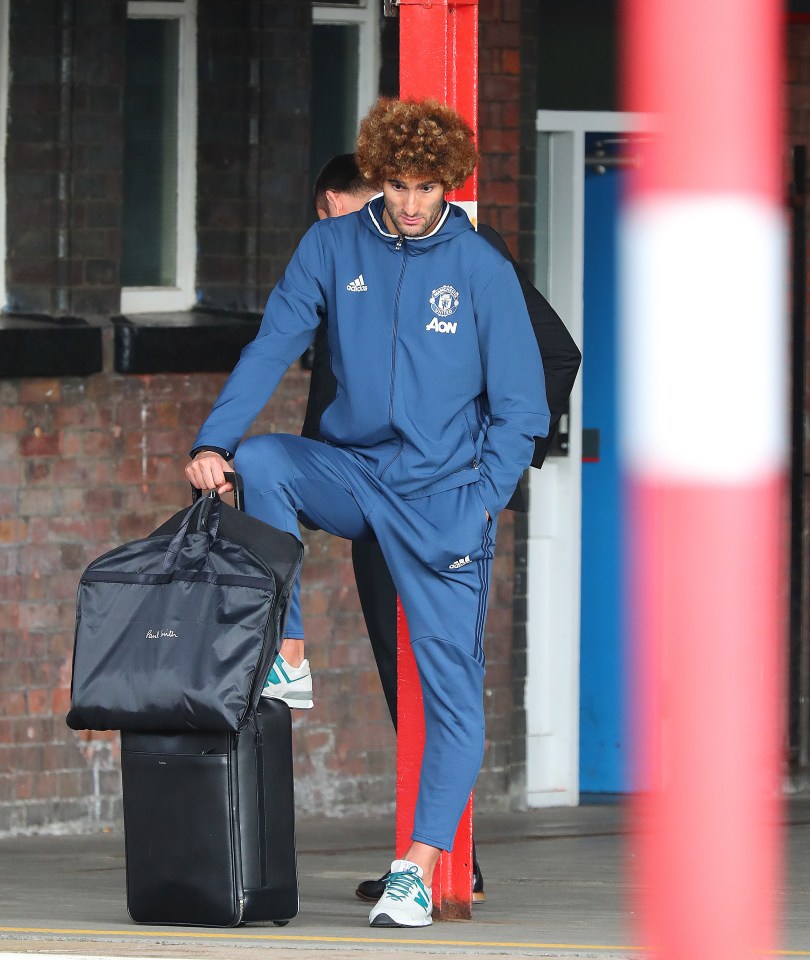  Marouane Fellaini started against Liverpool and is in the squad for the Chelsea clash