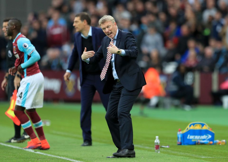  David Moyes' Sunderland went down to a late West Ham goal last weekend