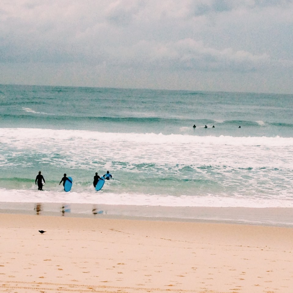  We also took surfing lessons at Bondi beach