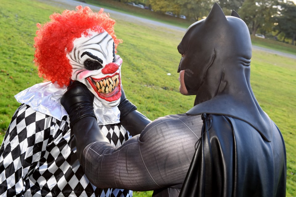  Garry Bedford pretends to be Batman on the phone to reassure children they are safe from killer clowns