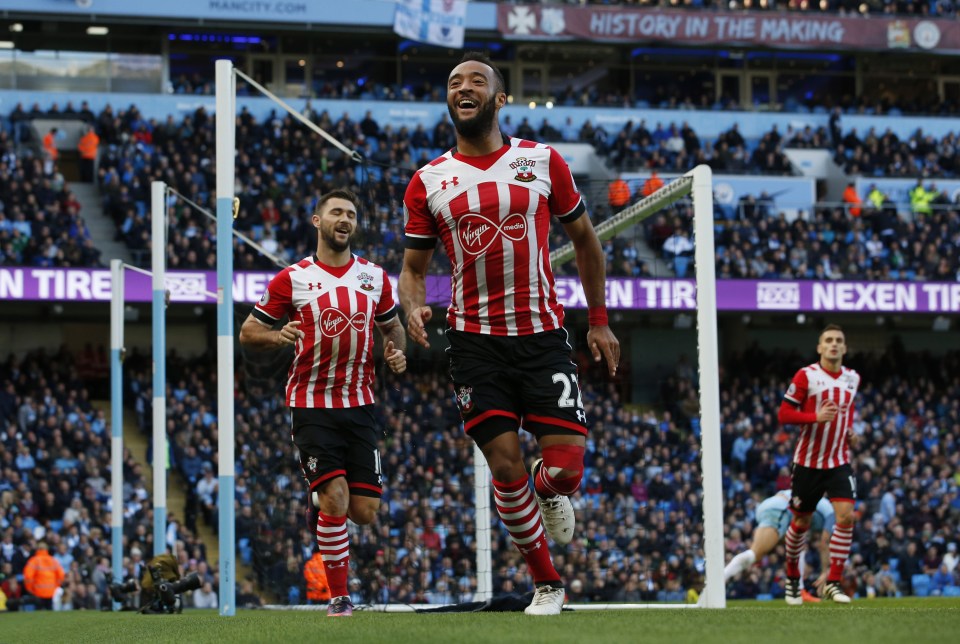  Nathan Redmond put Southampton into an early lead to silence the home crowd