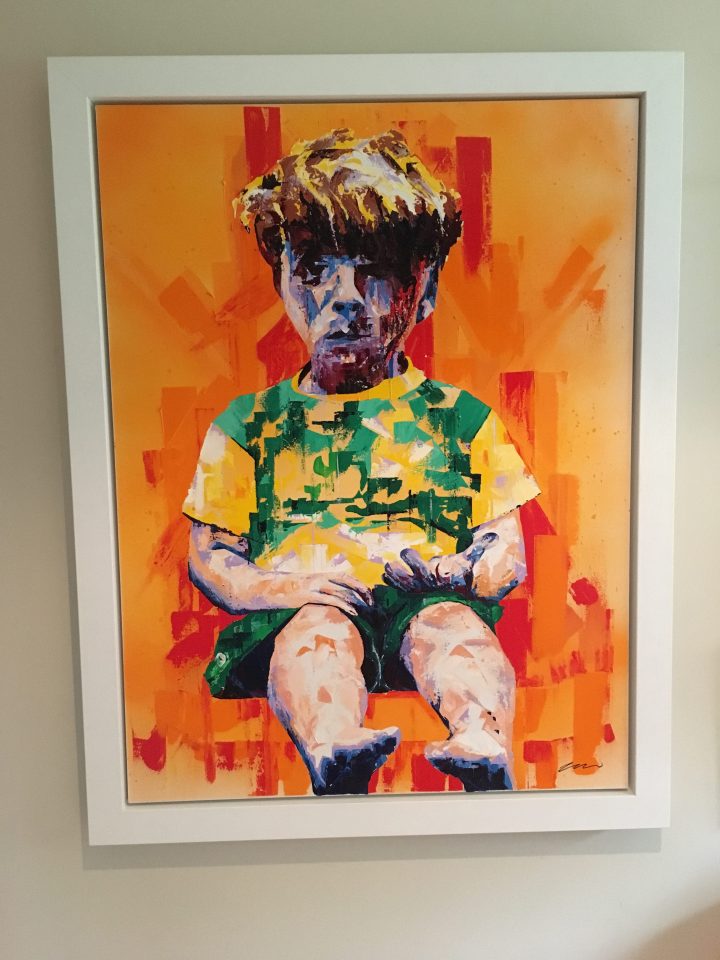  I commissioned the artist Jolyon Madden for his take on the haunting image of the three-year-old