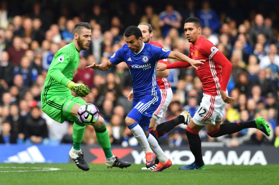  Pedro is loving life under Antonio Conte after helping Chelsea beat Man Utd 4-0