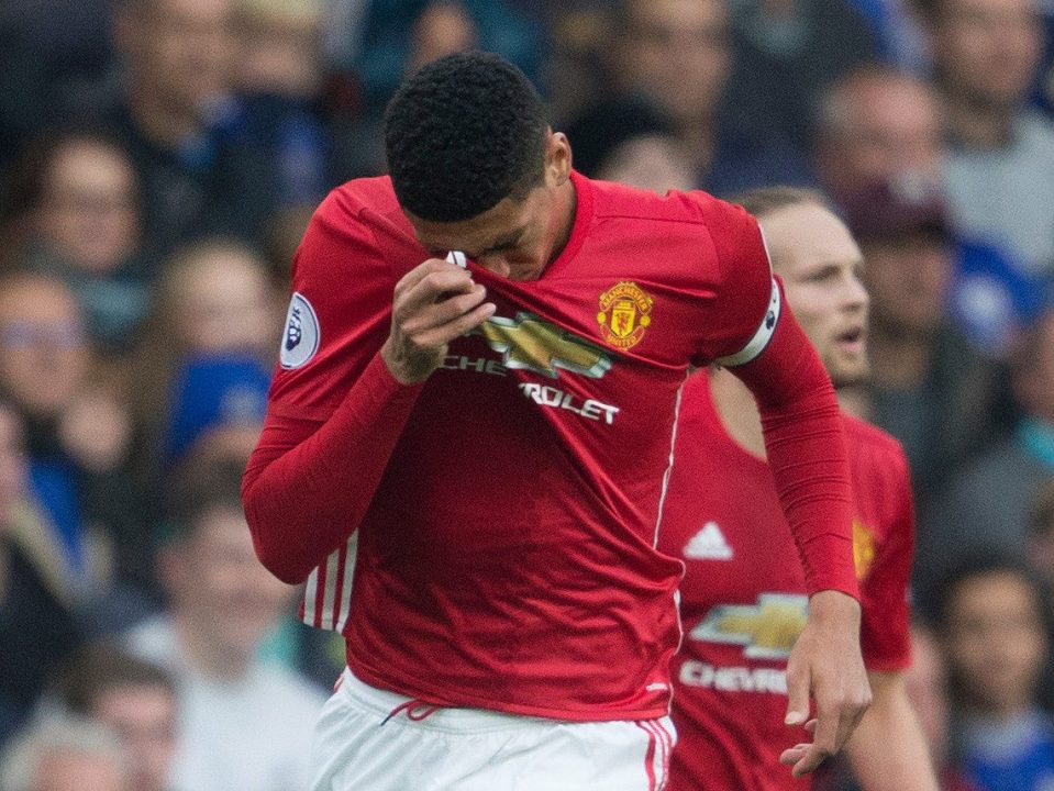  Chris Smalling was singled out for his poor performance against Chelsea