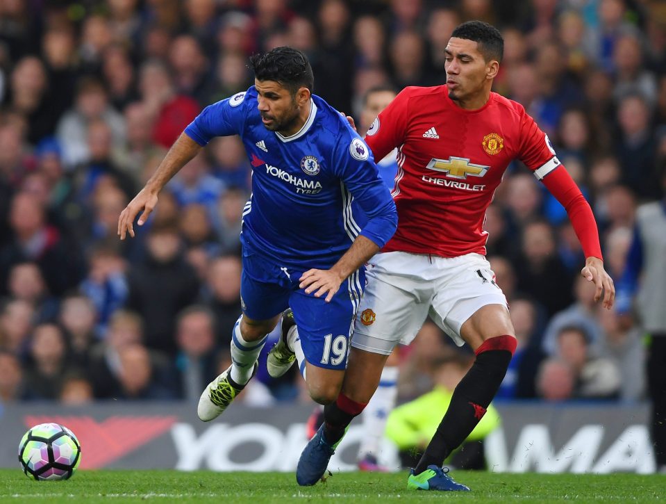  Diego Costa led the line magnificently against Manchester United despite not scoring himself