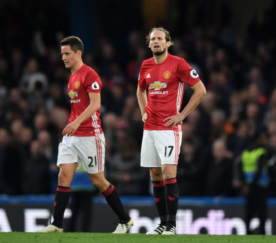  Daley Blind was also criticised after the heavy defeat