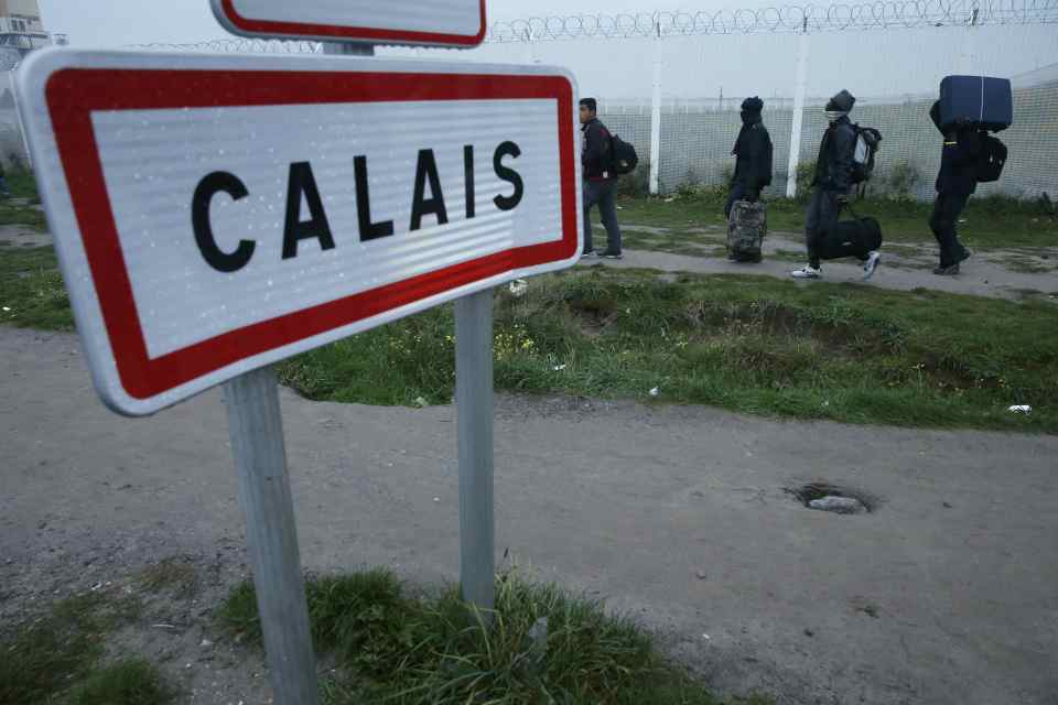  Migrants camped in Calais are trying to sneak into the UK to claim asylum