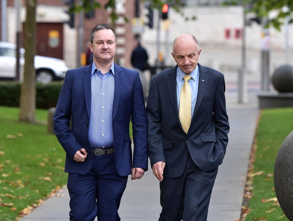  He attended court today with chief executive of the Northern Ireland Equality Commission for the verdict