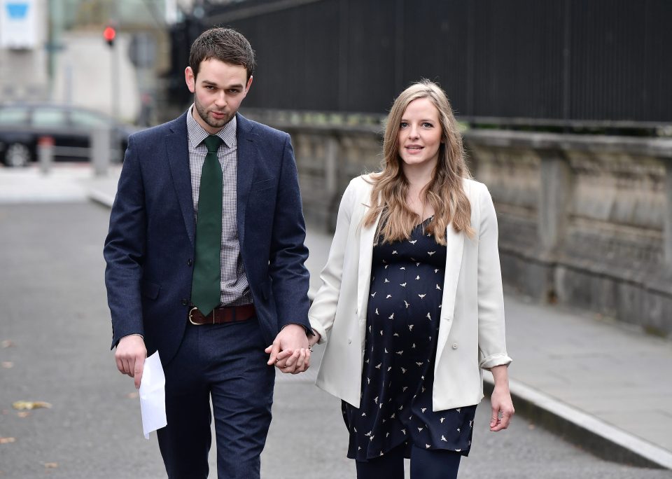  Daniel McArthur managing director of Ashers Bakery and his wife Amy McArthur were at Belfast high court alongside family members for the verdict