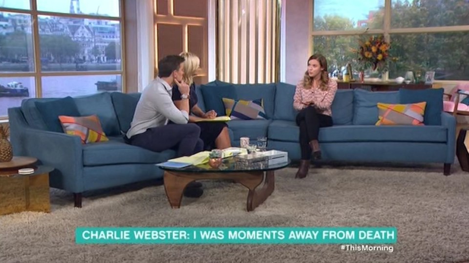  Holly and Ben were shocked after Charlie revealed she heard a voice saying: 'You've got to go'