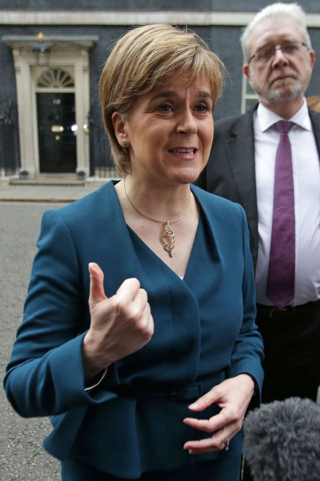  Sturgeon has spoken out against some of Trump's campaign comments recently, calling them "abhorrent"