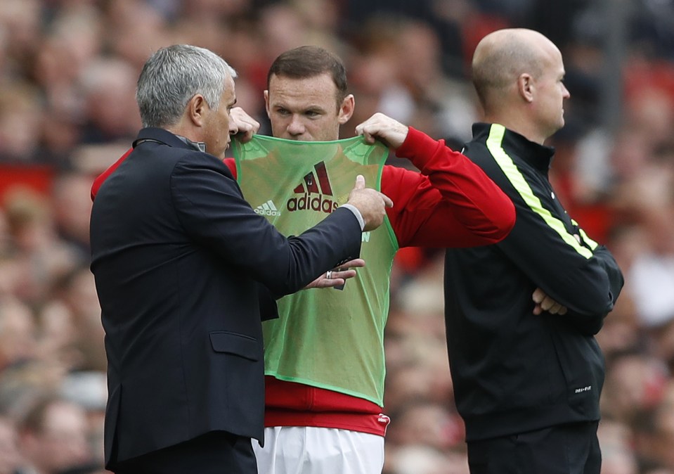  Jose Mourinho dropped Wayne Rooney after a string of lacklustre performances