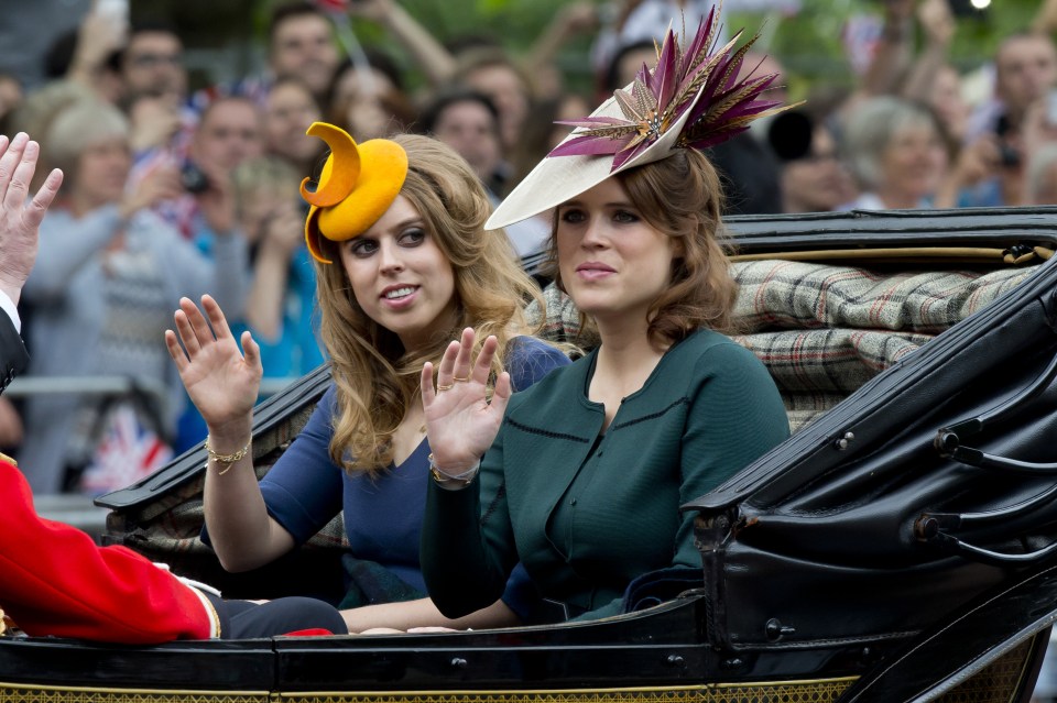 Aim higher than the palace ... Beatrice and Eugenie have their pick of careers