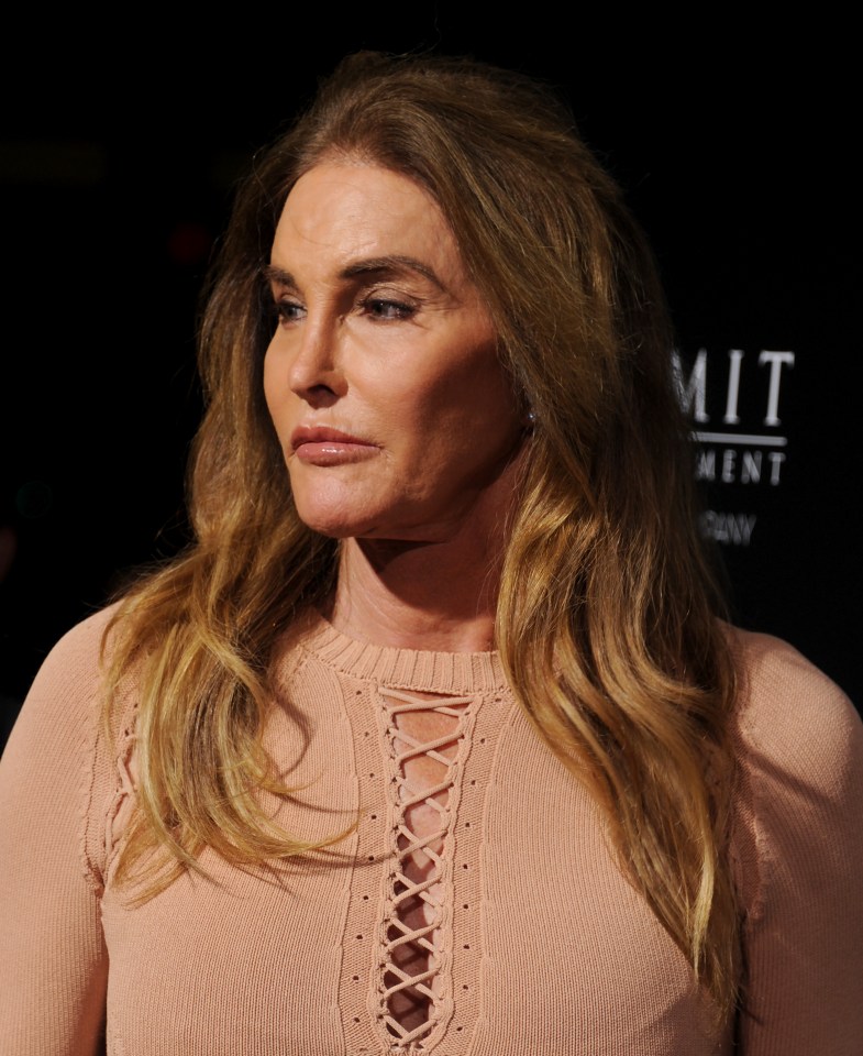  Caitlyn shows off her killer cheekbones on the red carpet