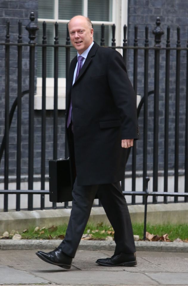 Transport Secretary Chris Grayling